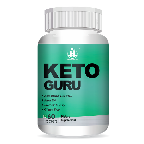 Keto guru 60 Tablets with Keto Guru 20 Effervescent Tablets for Weight loss (80 Tablets)